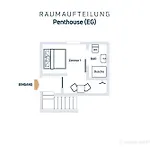 Grosse Penthouse Mit Meerblick, Sonnenterrasse & Luxusbad Von 