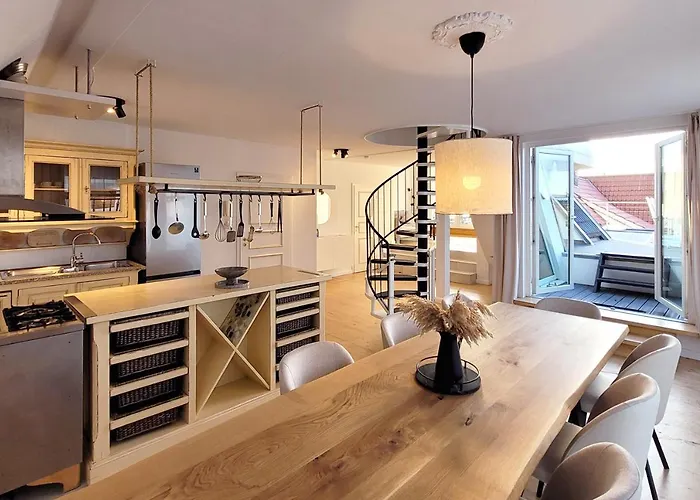 Appartement Grosse Penthouse Mit Meerblick, Sonnenterrasse & Luxusbad Von 